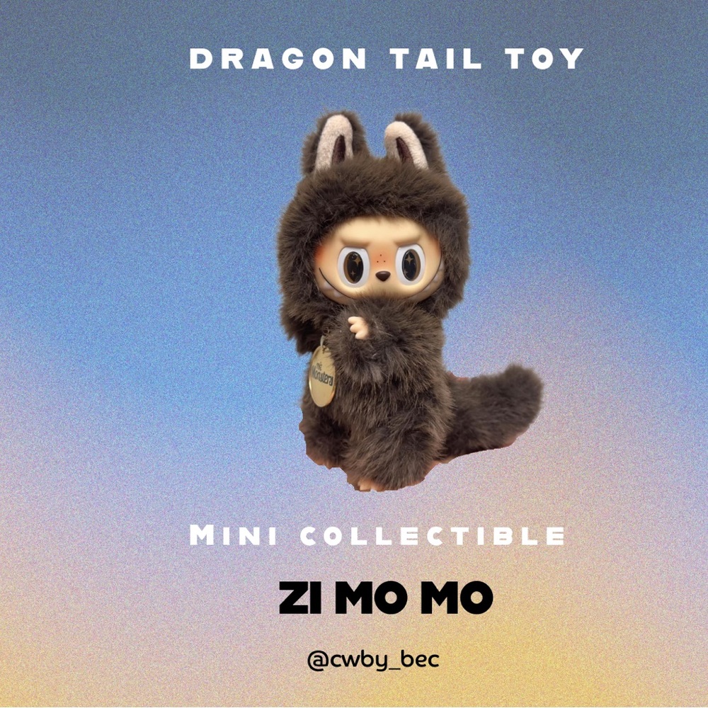 Vinyl Face Soft Plush Toy Collectible Figure - Mini Dragon